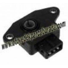 EUROCELL COROLLA - 00/02 MDL POTANSIYOMETRE (GAZ KELEBEĞİ SENSORU) UYUMLU OLDUĞU MOTOR TİPLERİ:1.4 16V ORJ NO: 7701034407